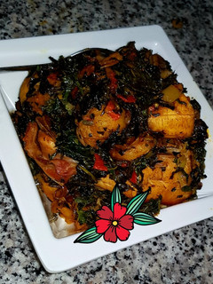 A picture of Plantain Vegetables sauce.