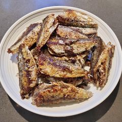 A picture of Fried Fish (Galunggong).