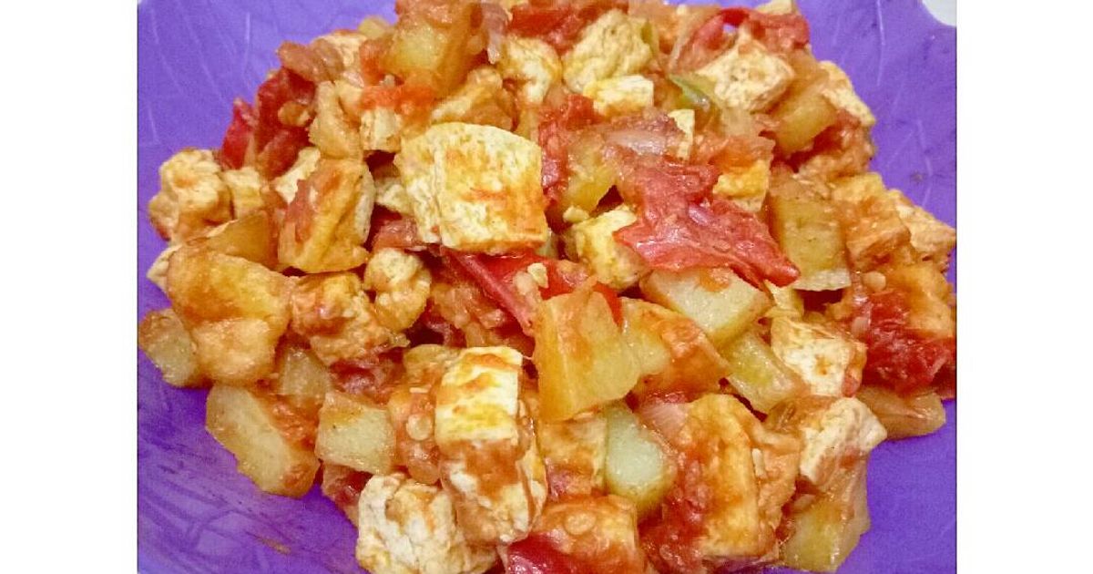 Menu Buka Puasa: Balado Tahu dan Kentang