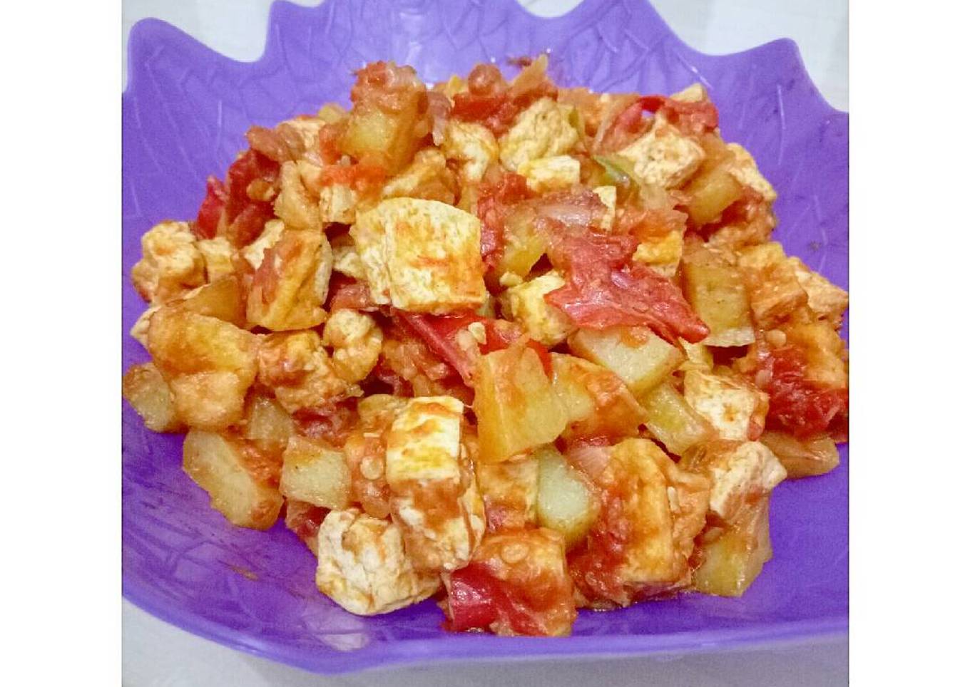 Menu Buka Puasa: Balado Tahu dan Kentang