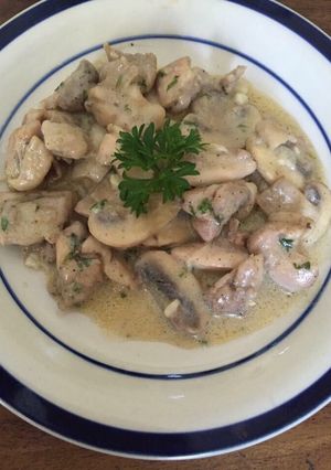 Foto resep Chicken Stroganoff with Mushroom