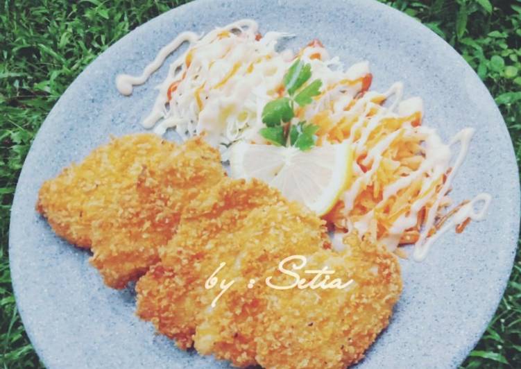 Resep Chicken Katsu with Salad Super Lezat