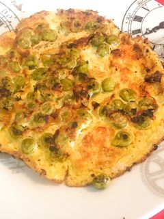 Una foto de Tortilla de guisantes