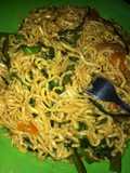 Mie kangkung belacan