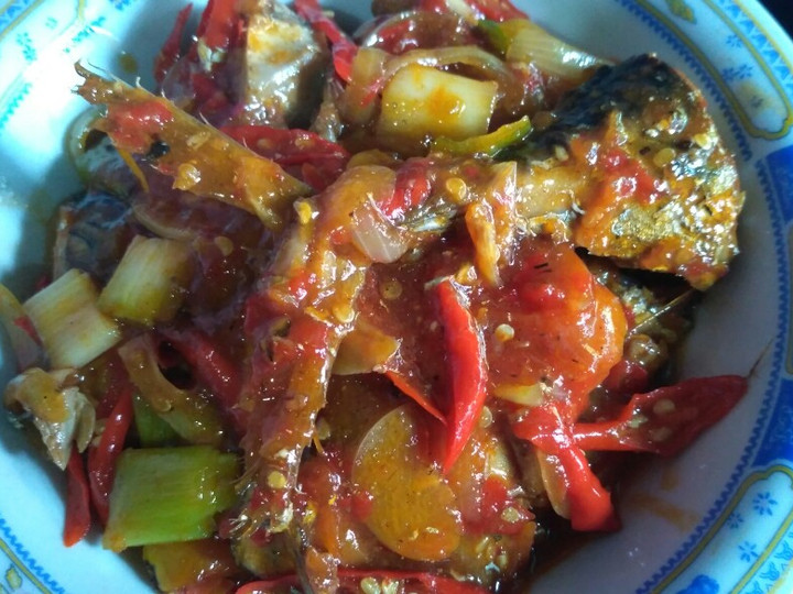 Resep Ikan Tongkol Bumbu Sarden (asam manis pedas), Menggugah Selera