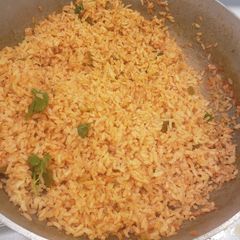 A picture of Restaurant style Mexican rice.