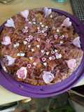 Beeren-Nugat-Kuchen Johannis/Stachelbeeren