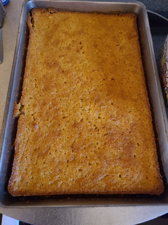A picture of Chi chi's copycat mexican sweet corn cake.