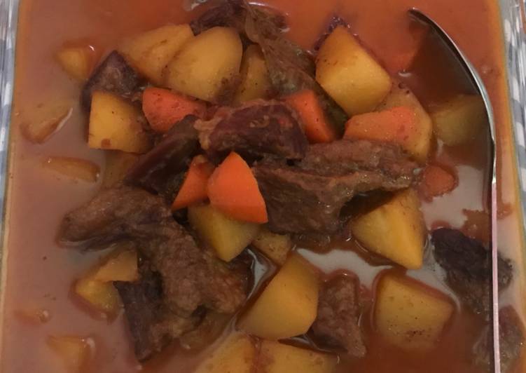 Semur daging kuah santan
