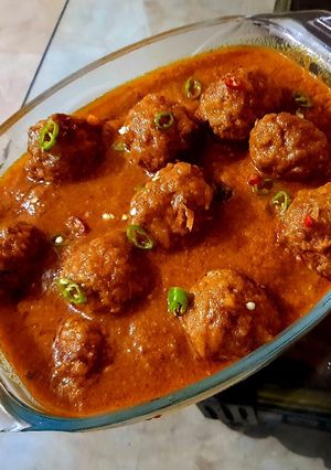 A picture of Kofta Curry.