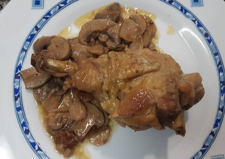 Pollo a la cerveza