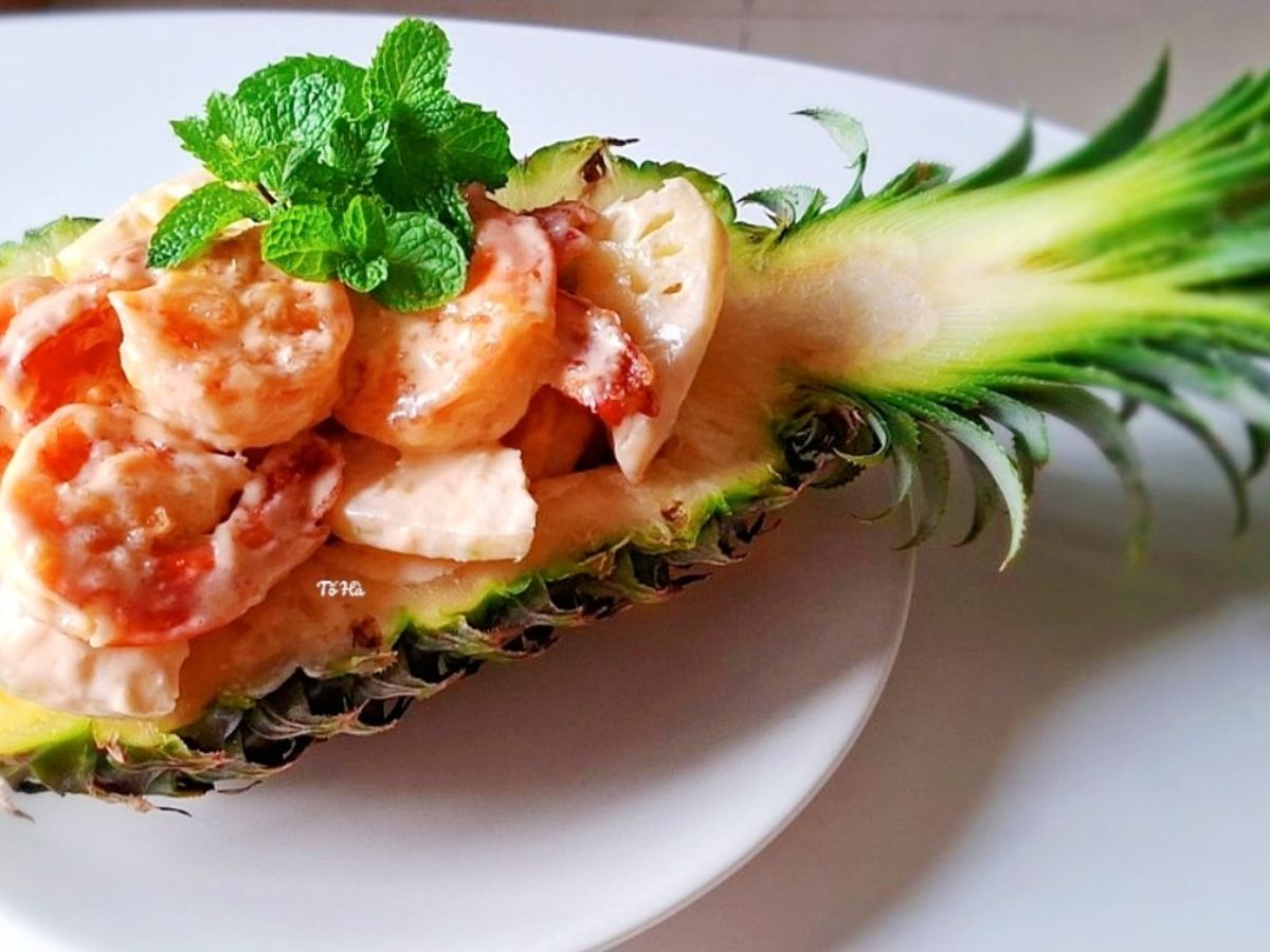 TÔM sốt dứa-mayonnaise