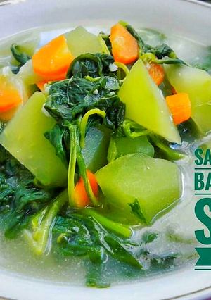 Foto resep Sayur Bobor Bayam Labu Siam