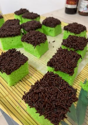 Foto resep Brownis pandan kukus