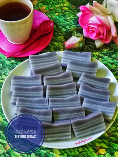 Foto resep 635. 🍥 Kue Lapis Tepung Beras