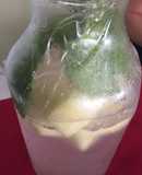 Agua saborizada de pepino