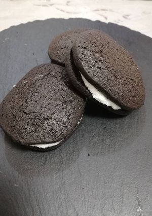 奶油夾心黑可可餅乾 的食譜成品照片