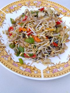 Foto resep Tumis tauge ikan asin