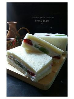 Foto resep Japanese Fruit Sandwich | Fruit Sando