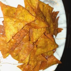 Homemade Nachos Chips A picture of Homemade Nachos Chips.