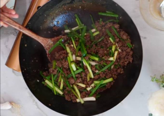 Recipe of Super Quick Homemade Mongolian Minced Beef