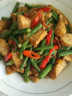 Foto resep Tumis tahu kacang panjang #BikinRamadhanBerkesan