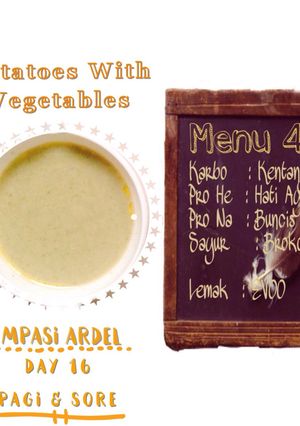 Foto resep Potatoes with vegetables#mpasi4bintang