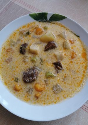 Karalábéleves recept fotója