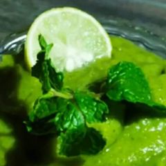 A picture of Pudina Chutney.