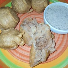 A picture of Potato Lotus Balls.