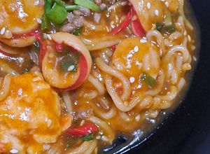 Foto resep Mie saus toppoki