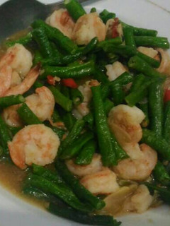 Foto resep Tumis kacang panjang udang mentega