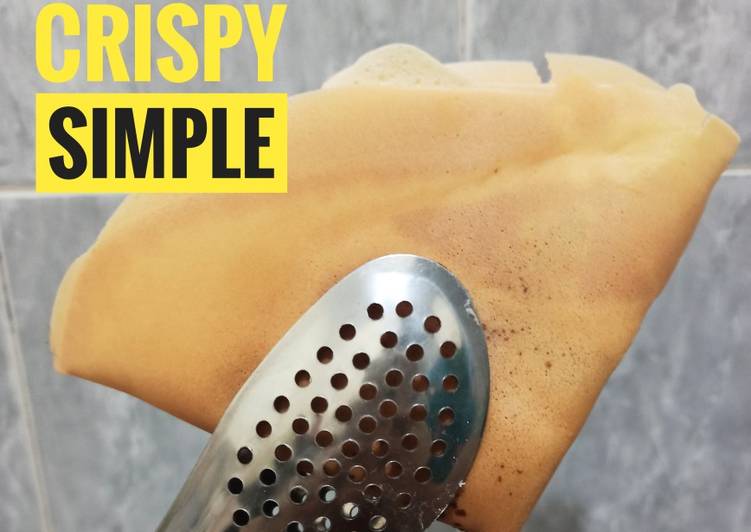 Cara Gampang Menyiapkan Crepes Crispy Simple, Bisa Manjain Lidah