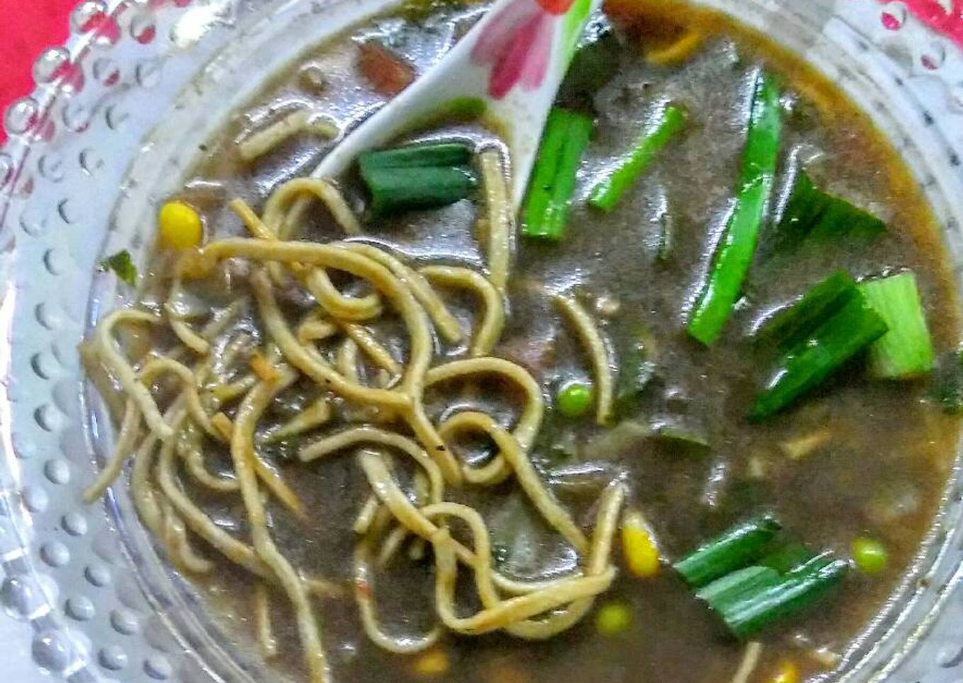 Veg manchow soup