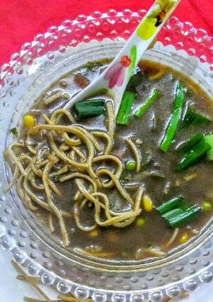 A picture of Veg manchow soup.