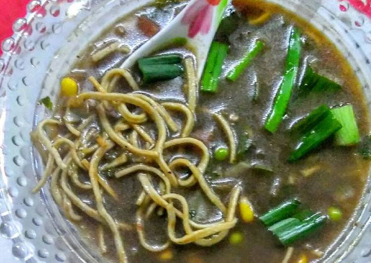Easiest Way to Prepare Recipe of Veg manchow soup