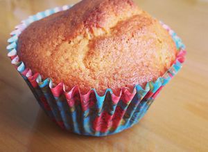 Una foto de Muffin de durazno 🍑