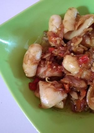 Foto resep Cumi sambal matah