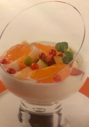 Foto principal de Yogurt con macedonia de invierno