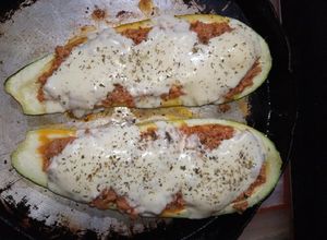 Una foto de Barquitos de zucchini