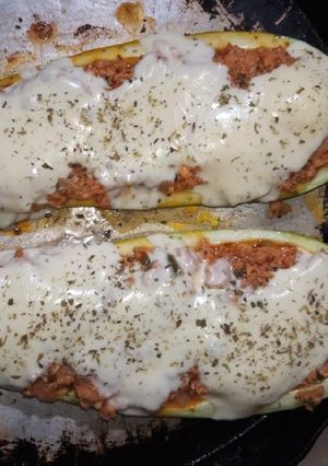 Una foto de Barquitos de zucchini