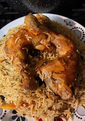 صورة لوصفة رز بخاري