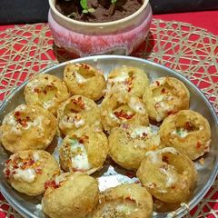 A picture of Mexican Pani Puri.