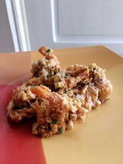 Foto resep Udang goreng tepung saos telur asin