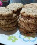 Mis galletas veganas de avena, maní y chocolate