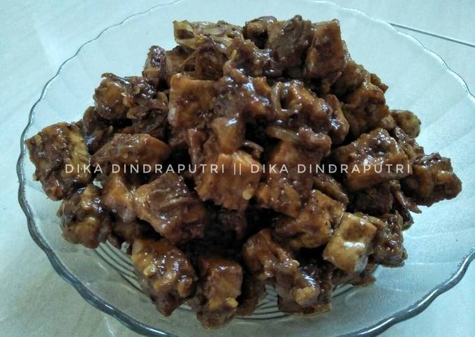 Langkah Mudah untuk Membuat Tahu tempe bumbu sate, Sempurna