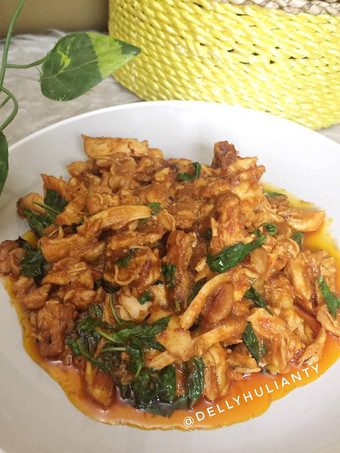 Langkah Mudah untuk Menyiapkan Ayam Suwir Kemangi Bumbu Bali ❤️ Kekinian