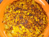 Tortilla de pastas recicladas