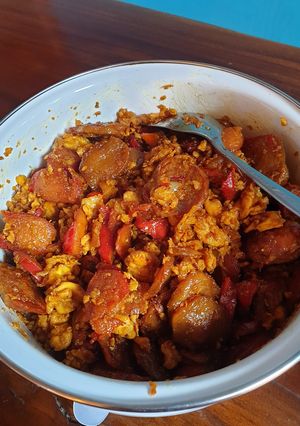 Foto resep Orak arik telur sosis baso
