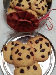 Vajas áfonyás keksz 🍪🍪🍪 recept fotója